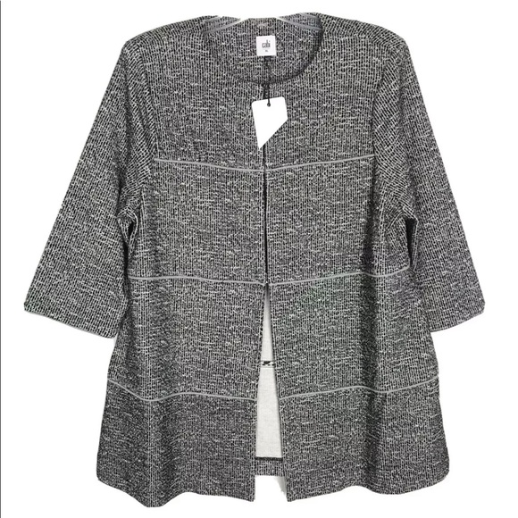 CAbi #5299 The Times Long Jacket NWT Size XL - Picture 1 of 8